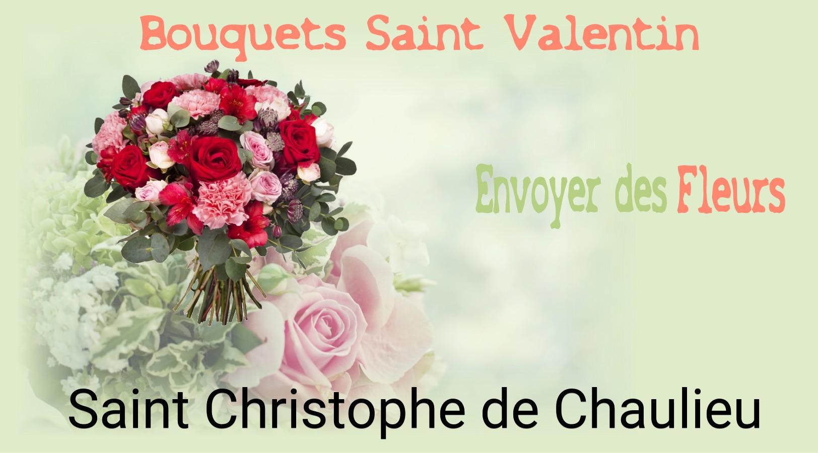 Roses de Saint-Valentin livrées à Saint-Christophe-de-Chaulieu